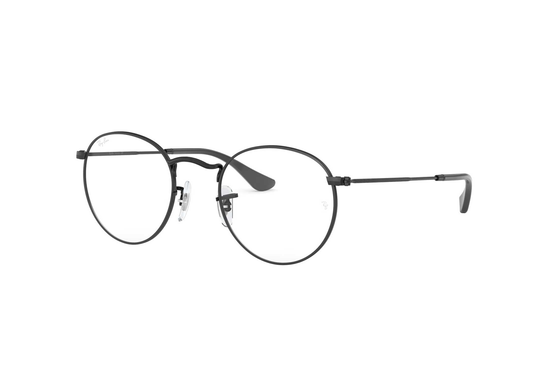 Ray-Ban briller - rb3447v 2503 - Svart, Small Hel ramme i Metall - Rund