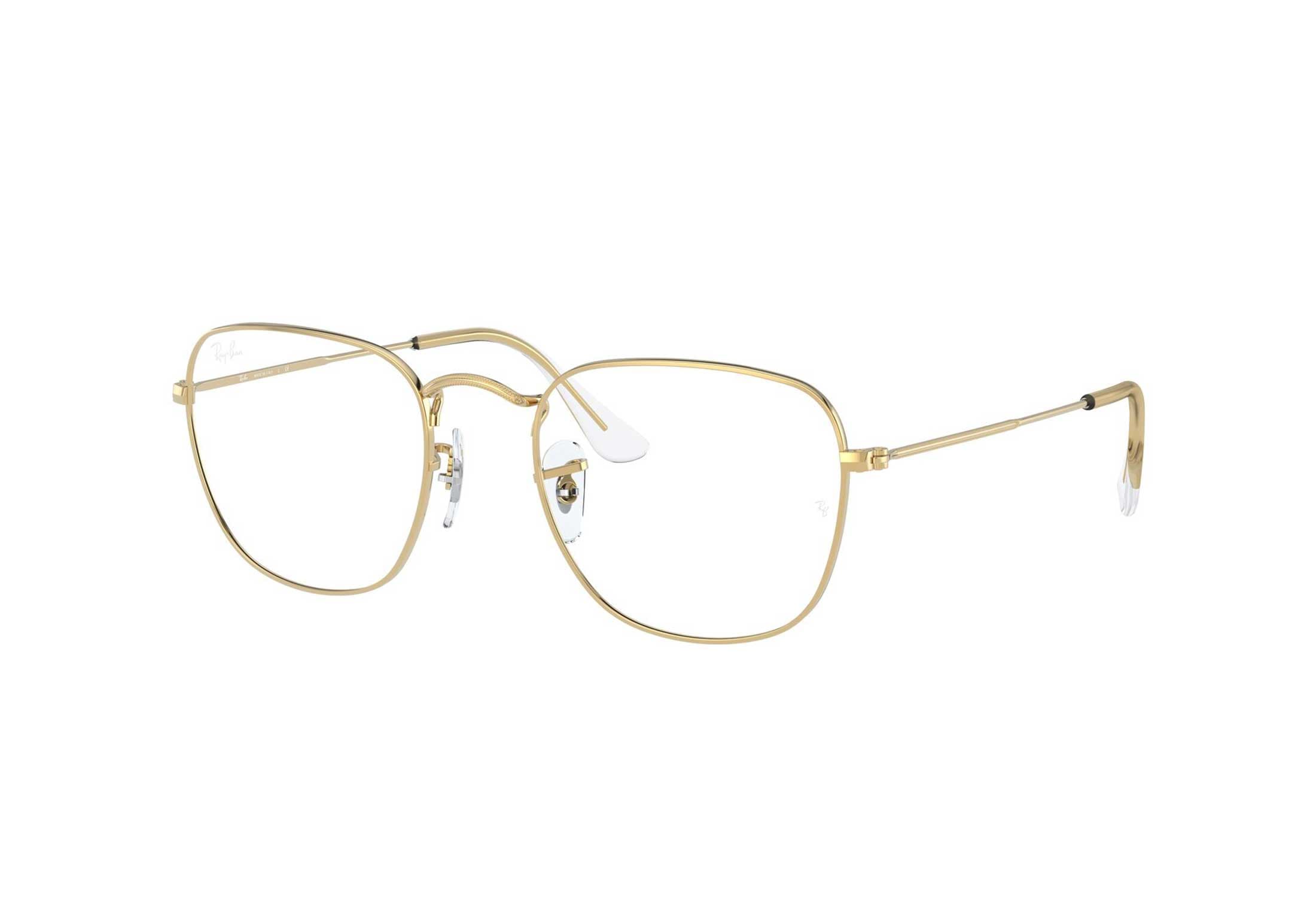 Ray-Ban briller - Frank rb3857v 3086 - Svart, Mønstret, Small Hel ramme i Metall - Rund