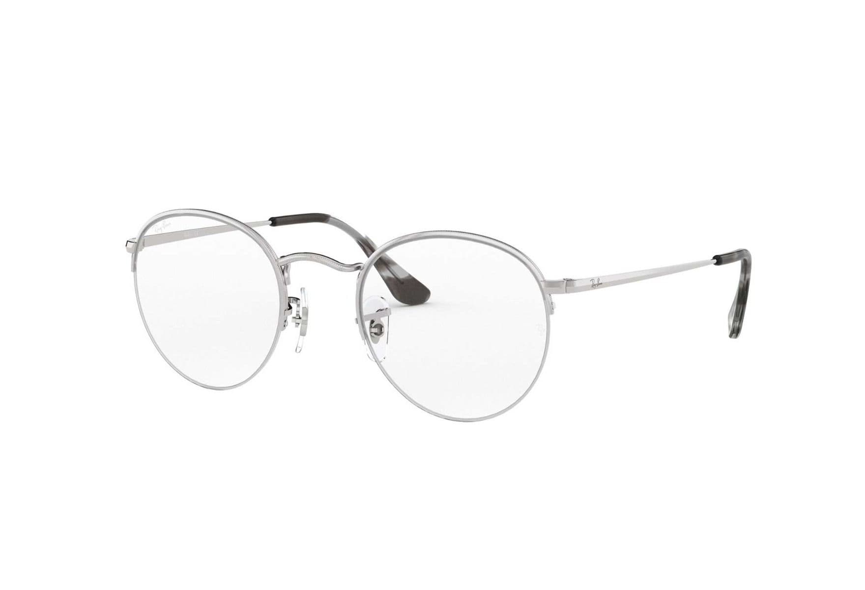 Ray-Ban briller - Round Gaze rb3947v 2501 - Svart, Small Halv ramme i Metall - Rund