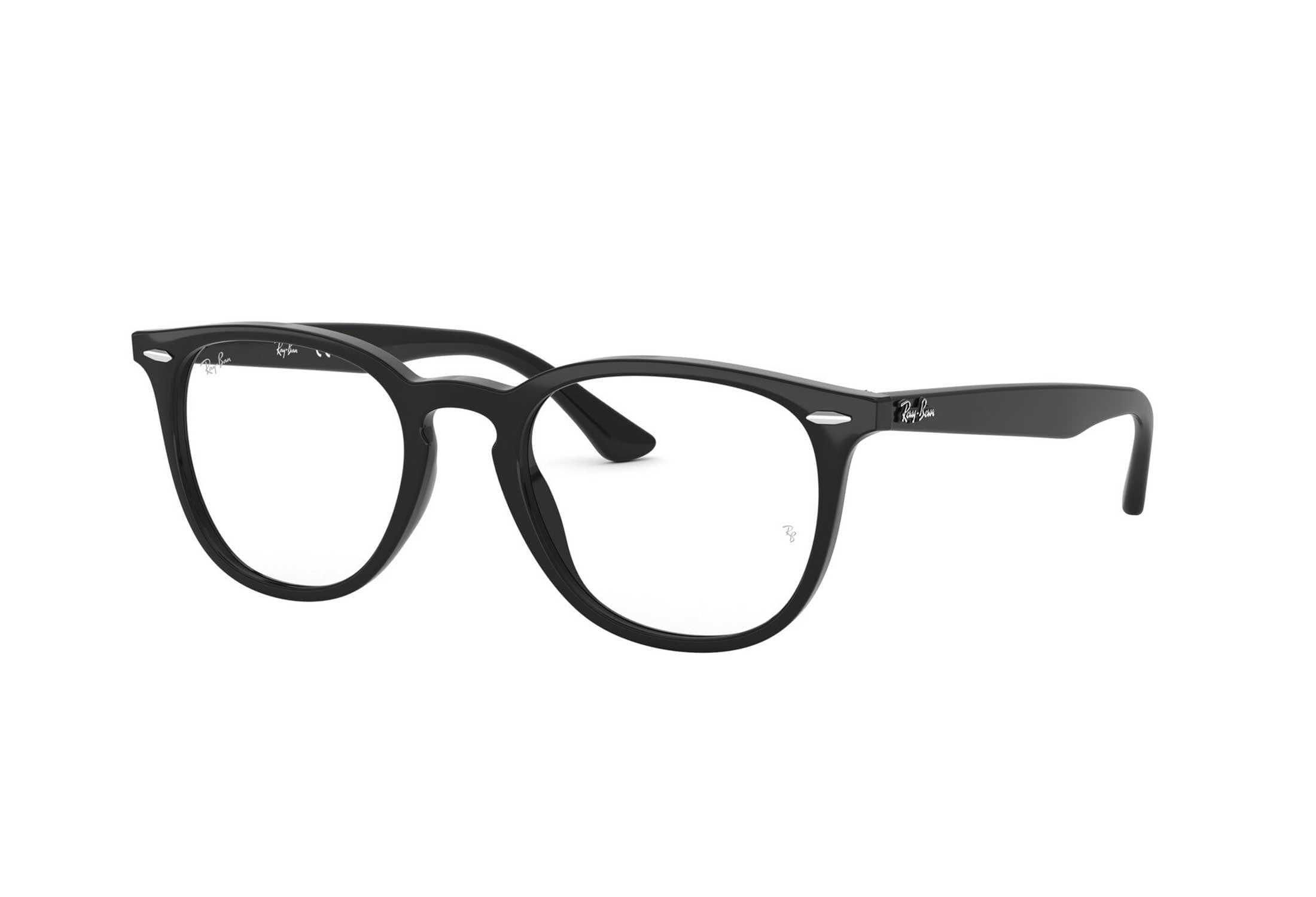 Ray-Ban briller - rb7159 2000 - Svart, Large Hel ramme i Plast - Rund