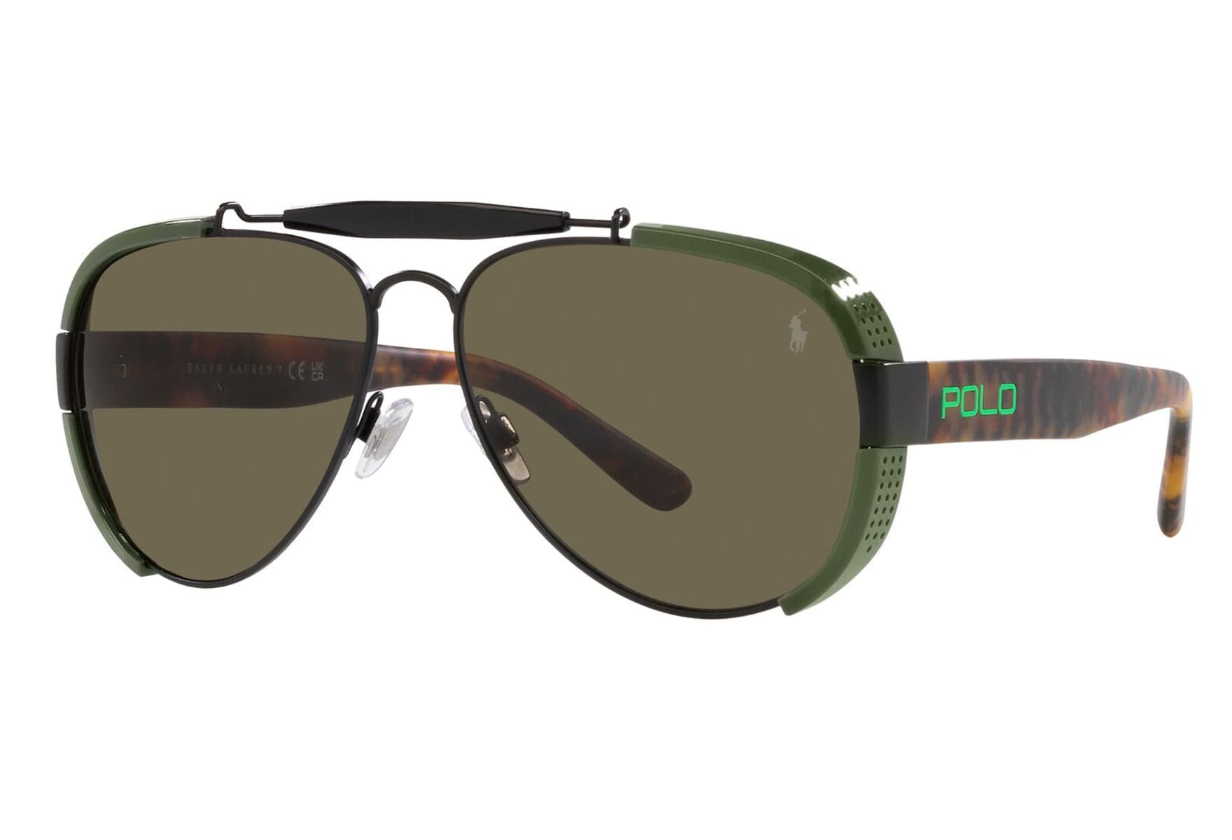Polo ph3129 5001-3 Matte black - Lens brown tint