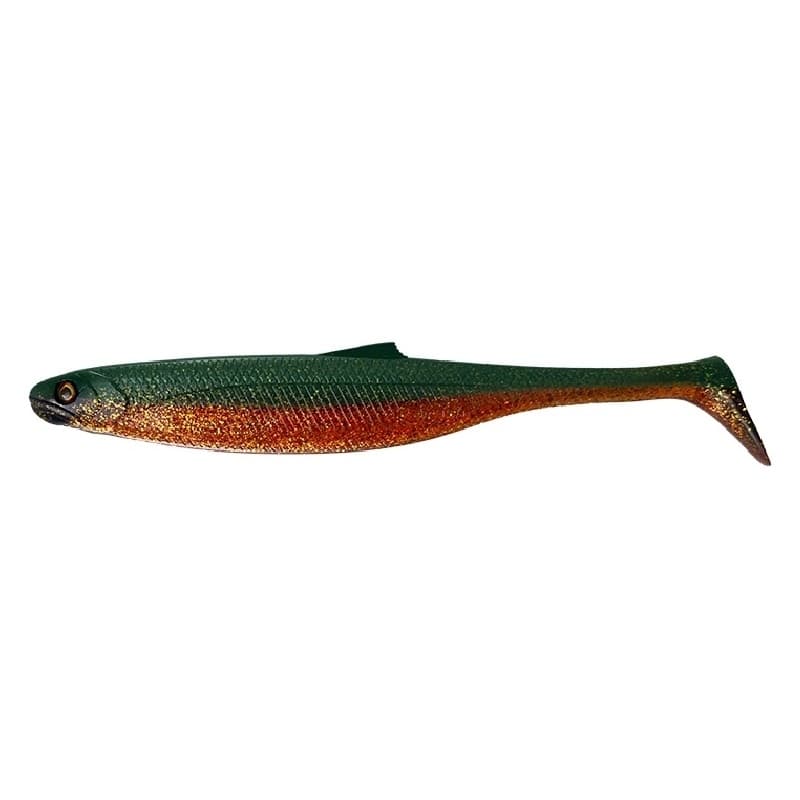 Headbanger Banger Shad 12cm, 9g - Motoroil/Green 5pcs