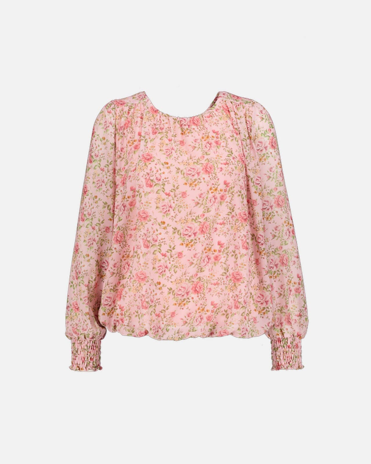FLOYD Bluse Marita Roses, XL, FLOYD Bluse Rosa XL