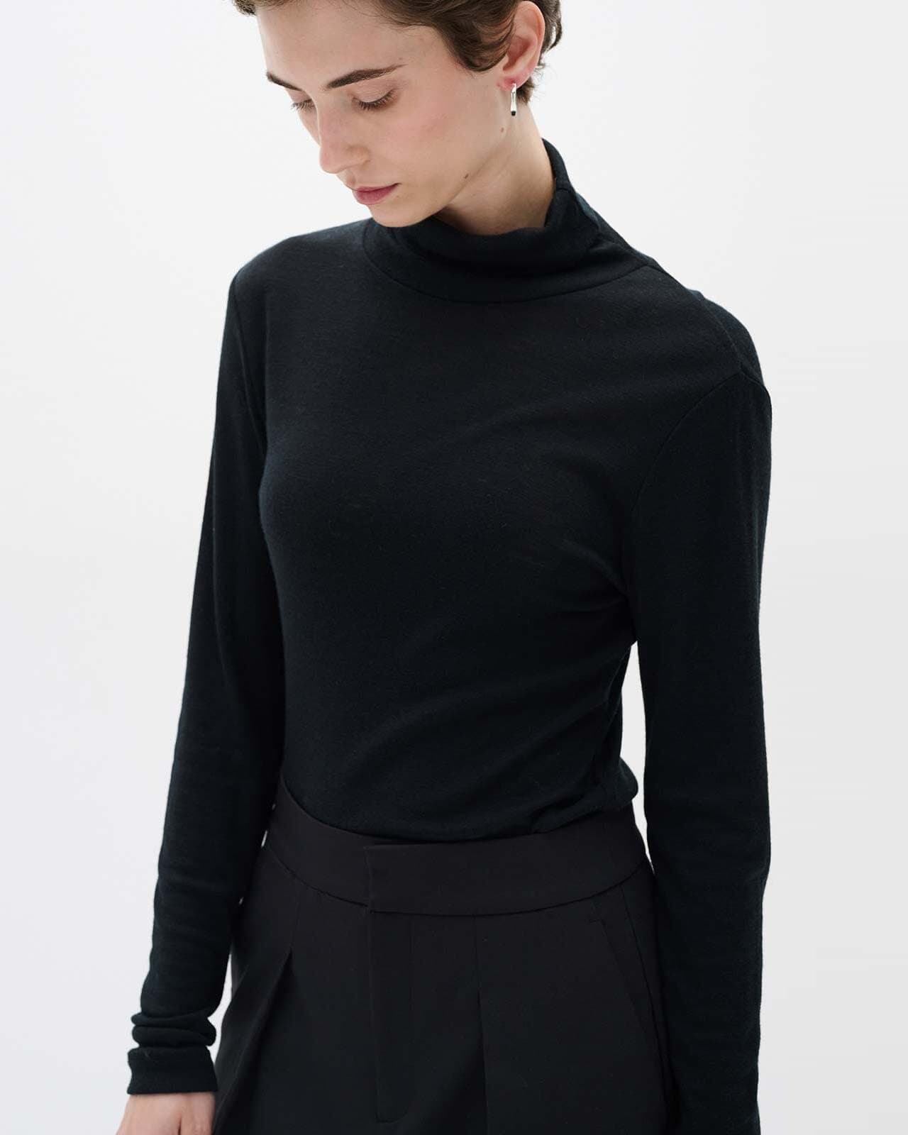 InWear Pologenser Fang Ull, L, InWear Genser Svart L