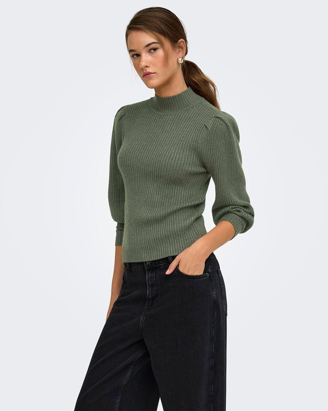 ONLY Genser Katia, L, ONLY Genser Grønn L