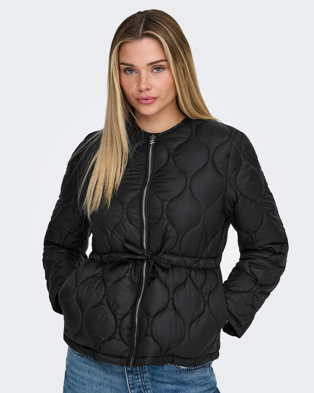 ONLY Jakke Amara Quilted, M, ONLY Jakke Svart M