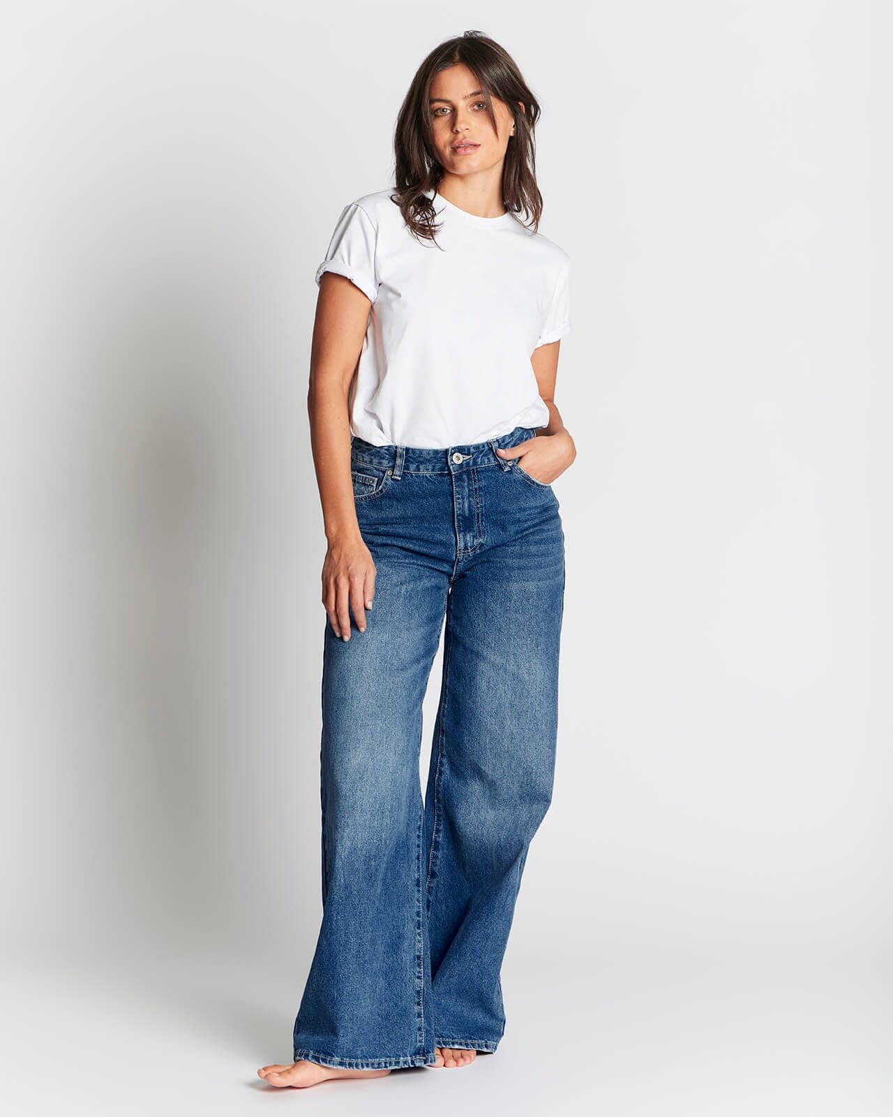 FLOYD Jeans Alexa 3836, 24/32, FLOYD Jeans Blå 24/32