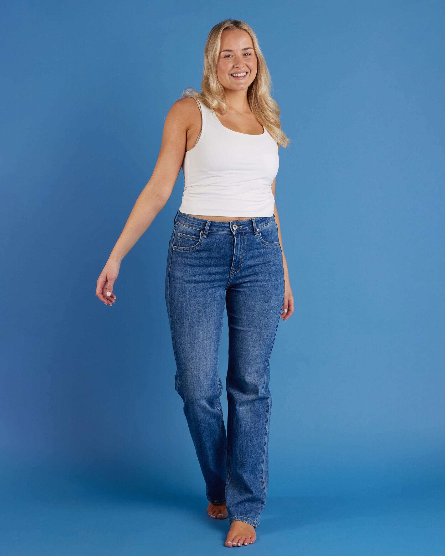 FLOYD Jeans Hana 1016, 24/33, FLOYD Jeans Blå 24/33