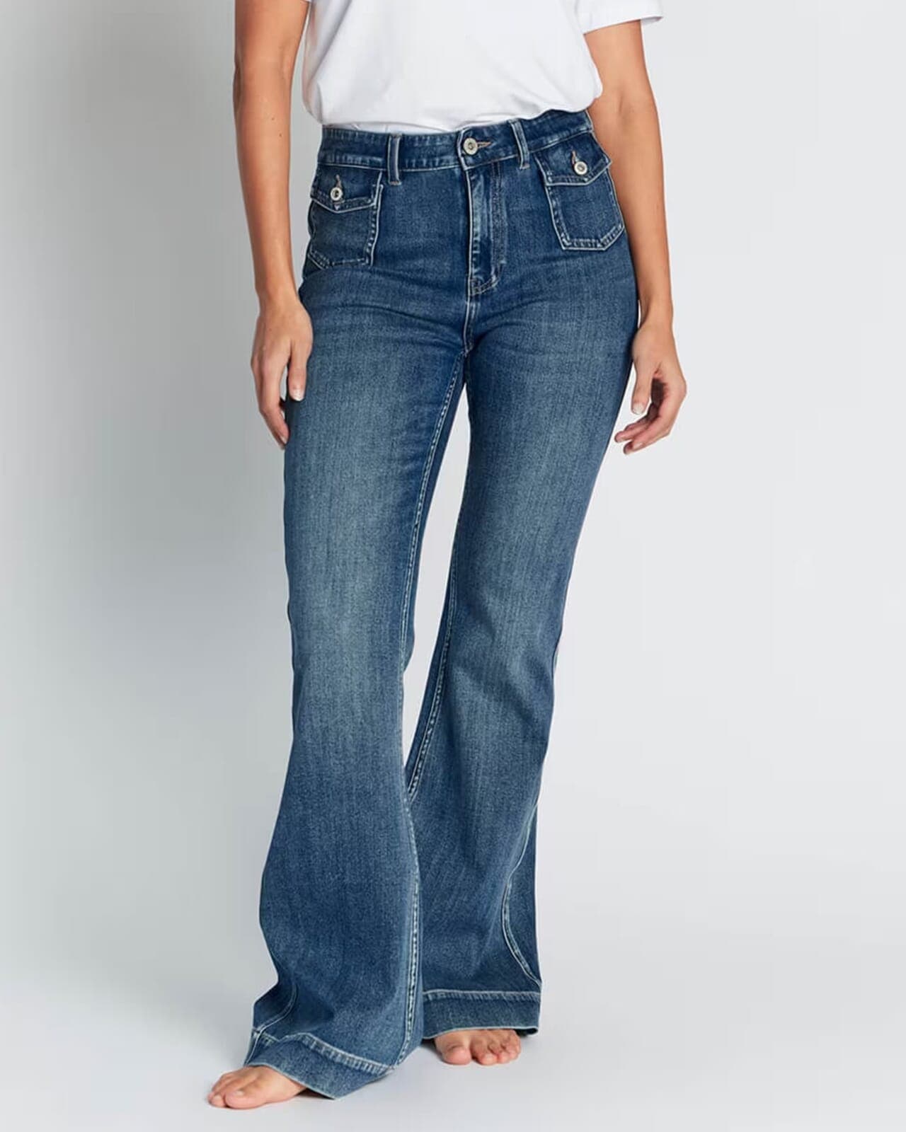 FLOYD Jeans Catrine 3967, 28/30, FLOYD Jeans Blå 28/30