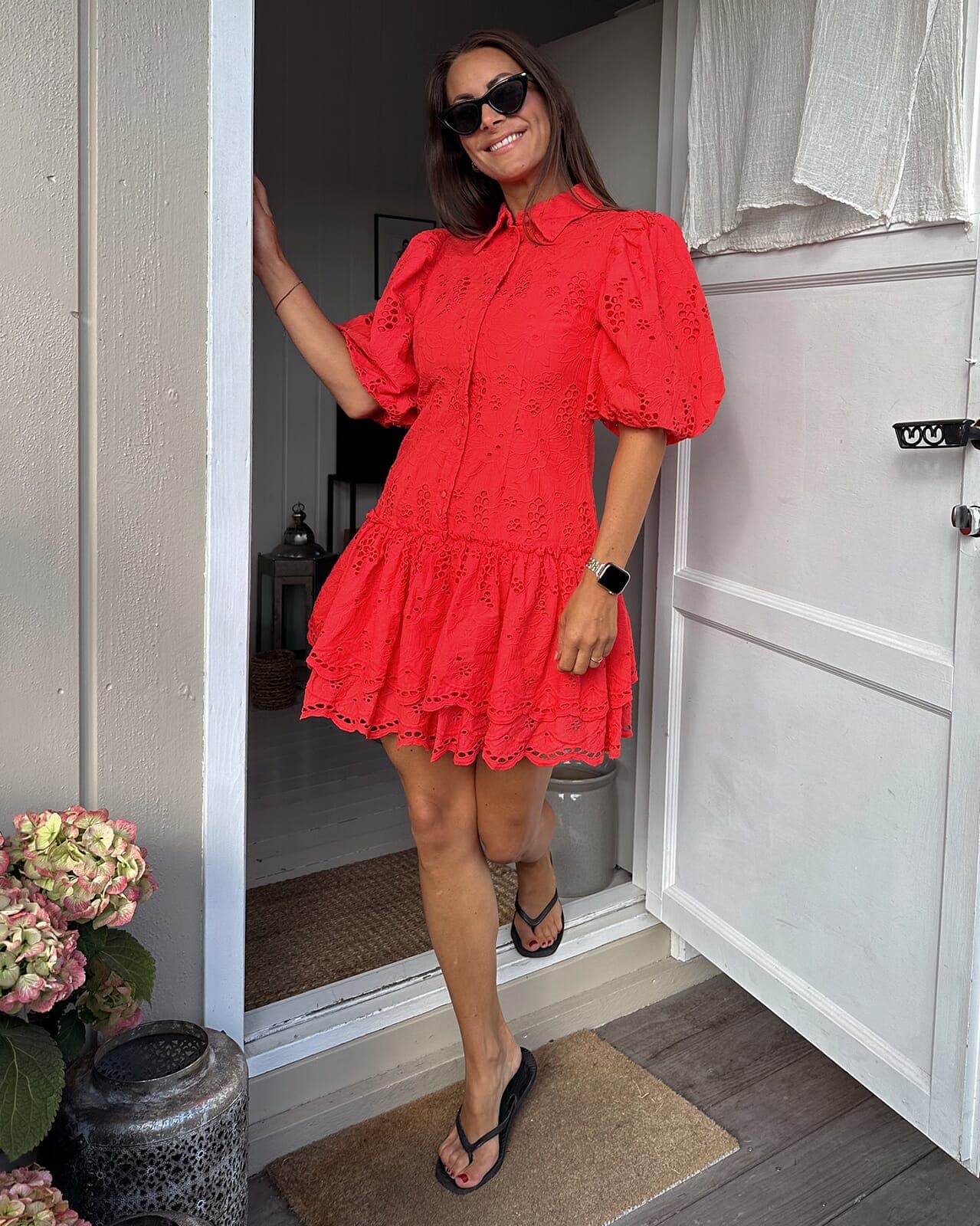 VILA Kjole Smilla, 36, VILA Kjole Rød 36