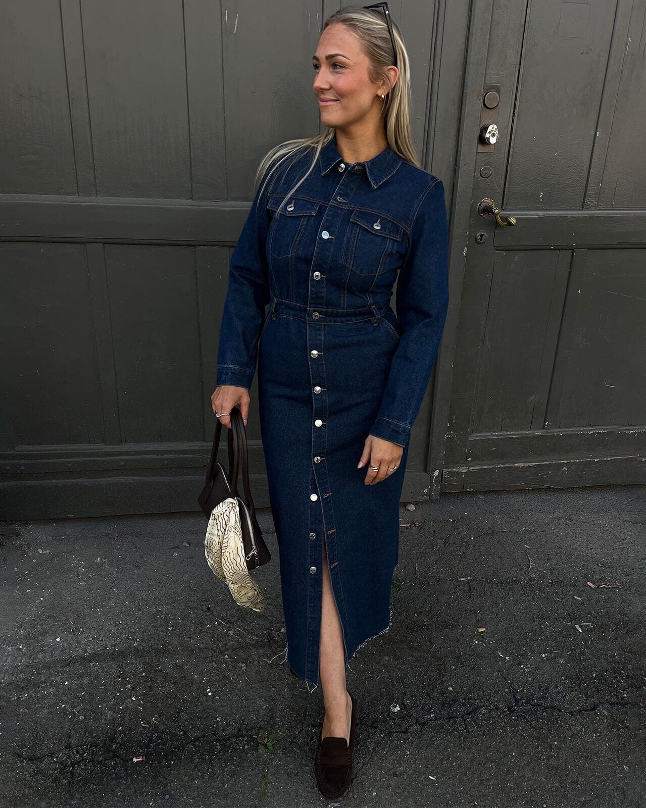 VERO MODA Denimkjole Molly, XS, VERO MODA Kjole Blå XS