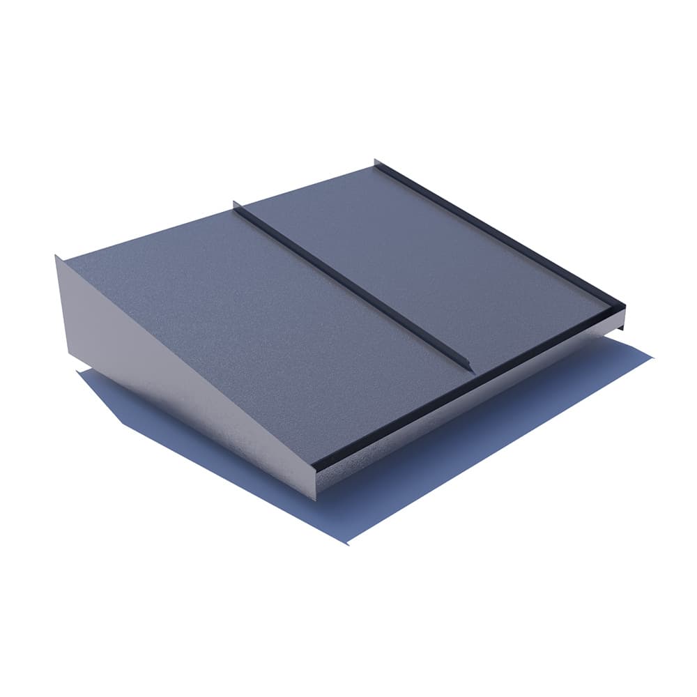 Dybde 1150 Mm Entrétak Large 1200 Mm, Sølv Metallic, Samme Som Oversiden