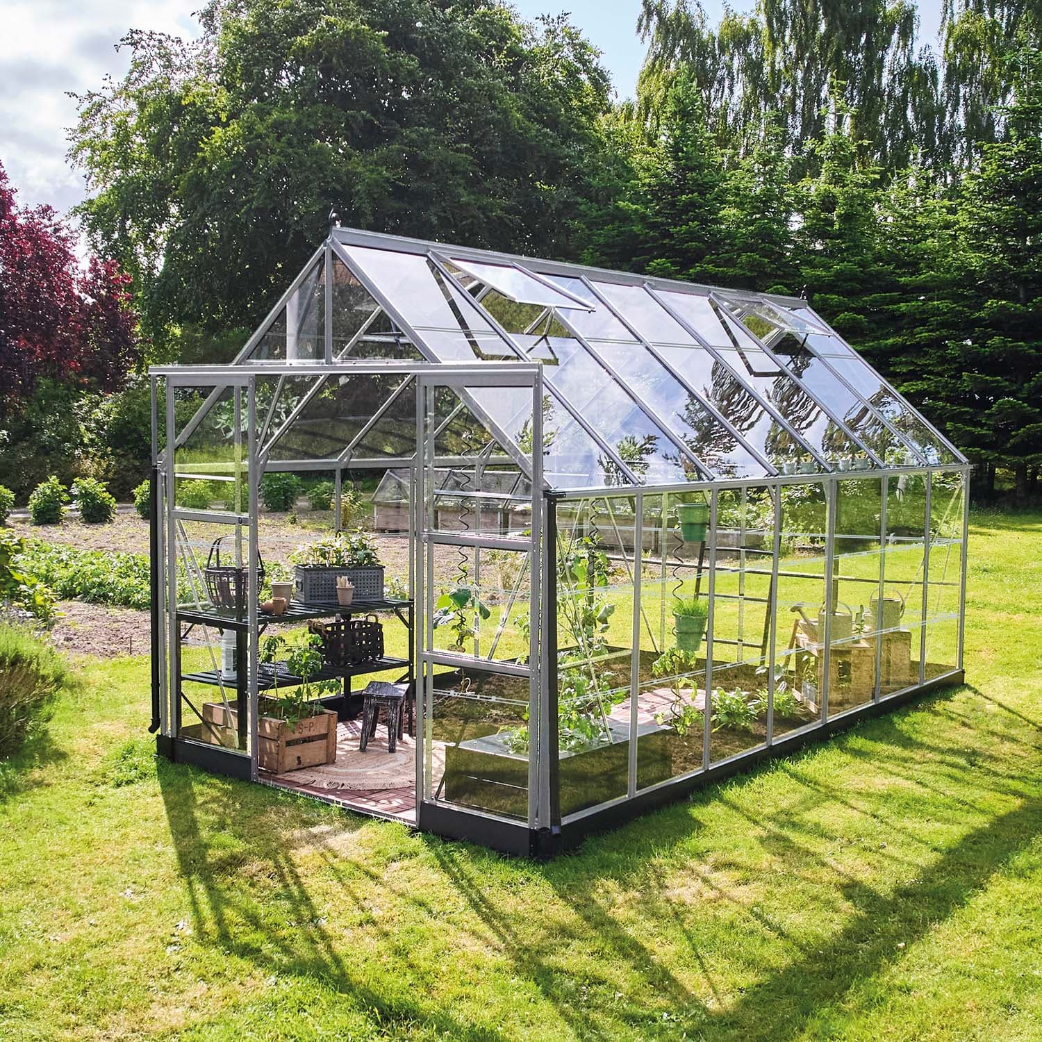 Drivhus Icon Aluminium Glass, 11,2 M²