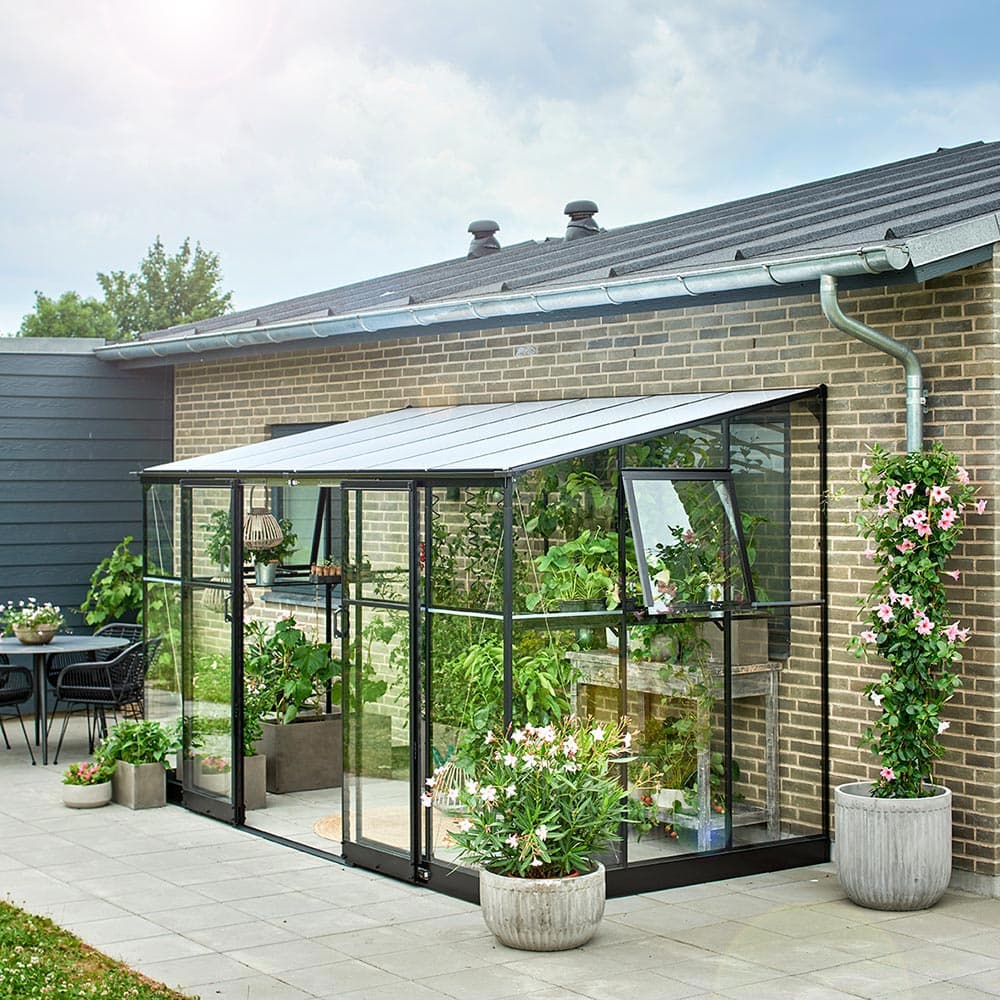 Drivhus 4,7 - 7,1 M² QUBE VEGGDRIVHUS 7,1 M²