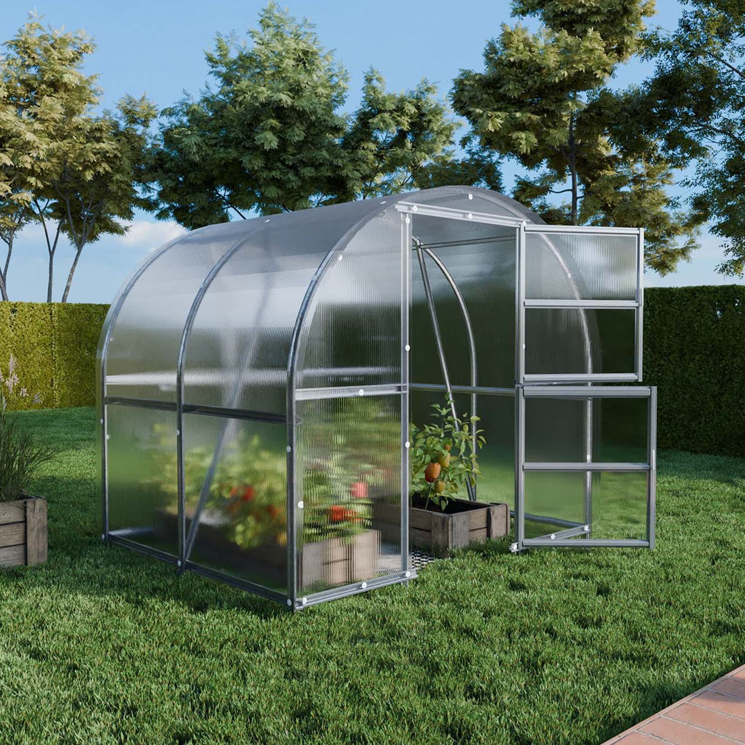 Tunneldrivhus Verdura Basic 6,0 M²