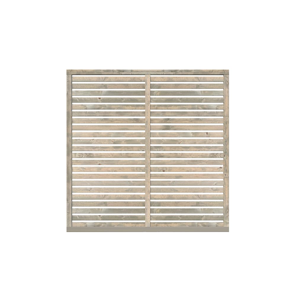 1800x1800 Mm Nina 1 - Skjerm Gråbehandlet Tre