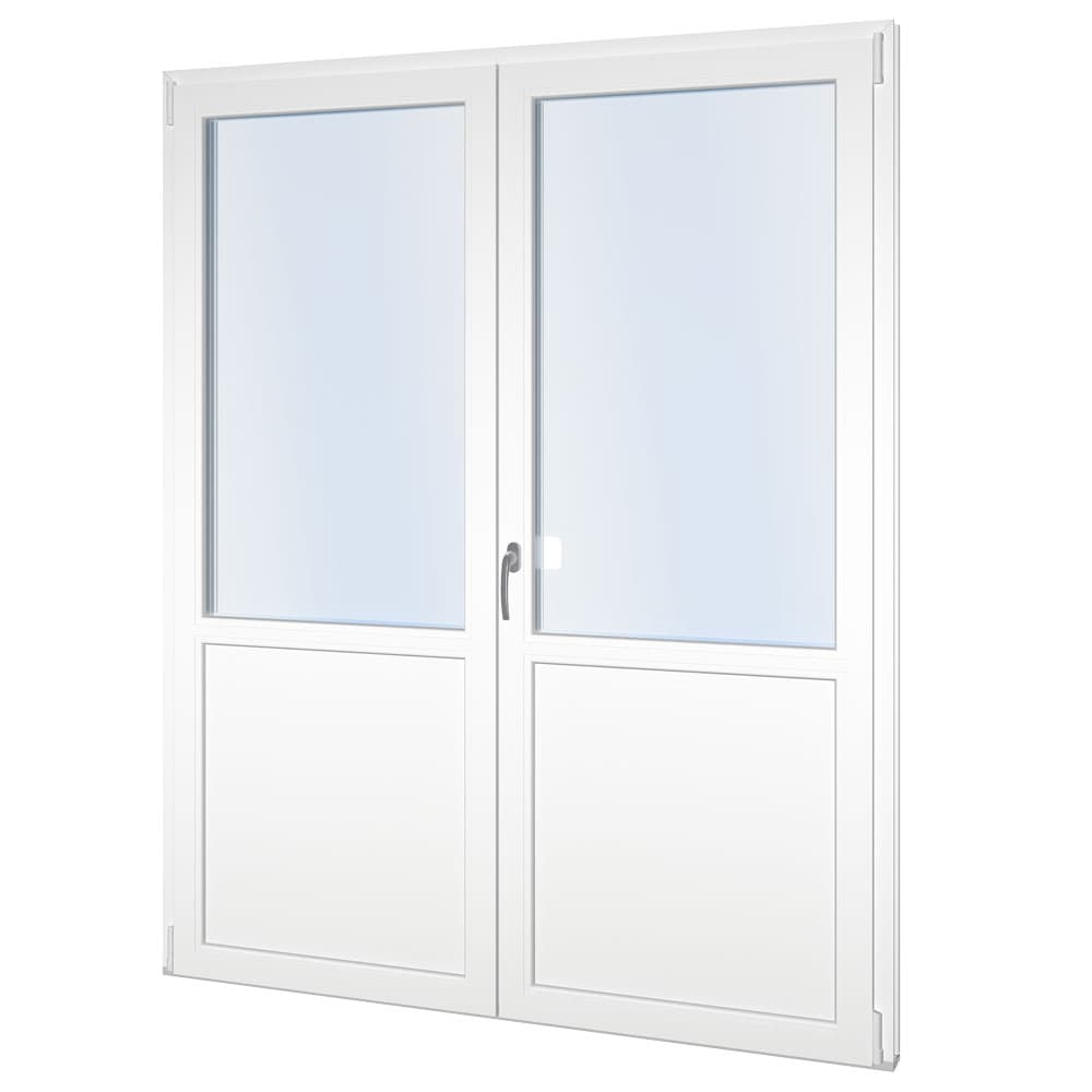 PVC Classic, Innovervendt Pardør Terrassedør Panel