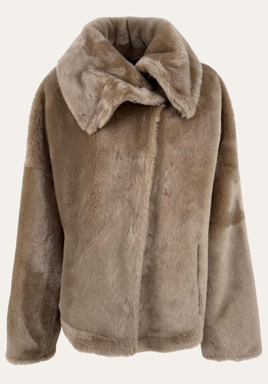 Shearling Lammfell Wendejacke Modell 1094 - Größe: M