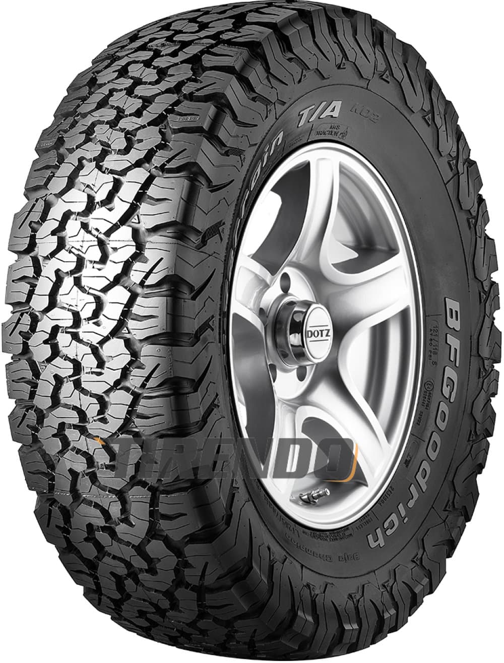 BF Goodrich All-Terrain T/A KO2 ( LT225/75 R16 115/112S 10PR RWL )