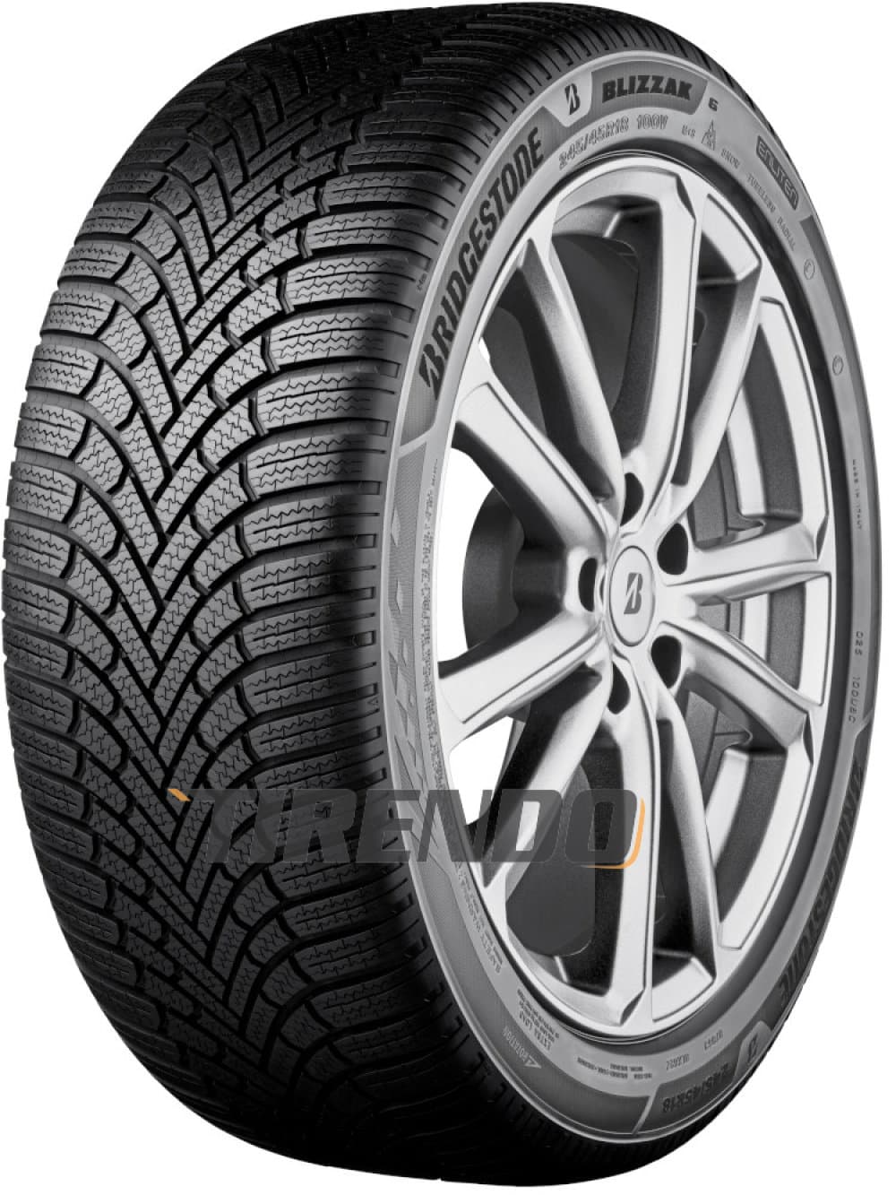 Bridgestone Blizzak 6 ( 255/45 R18 103V XL Enliten / EV, med felgbeskyttelse (MFS) )