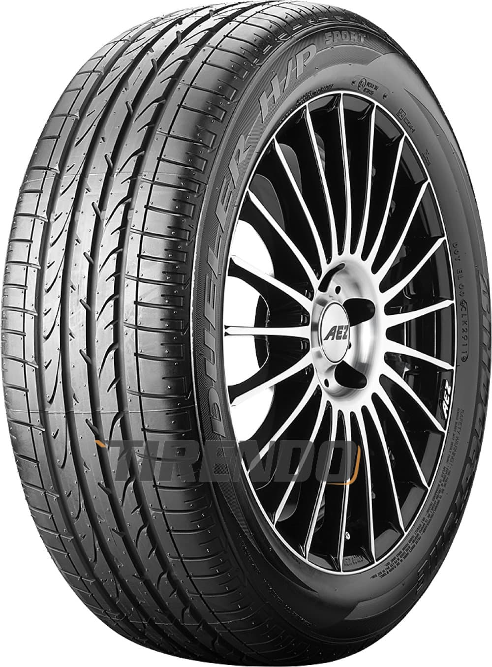 Bridgestone Dueler H/P Sport RFT ( 235/45 R19 95V EVc, MOExtended, med felgbeskyttelse (MFS), runflat )