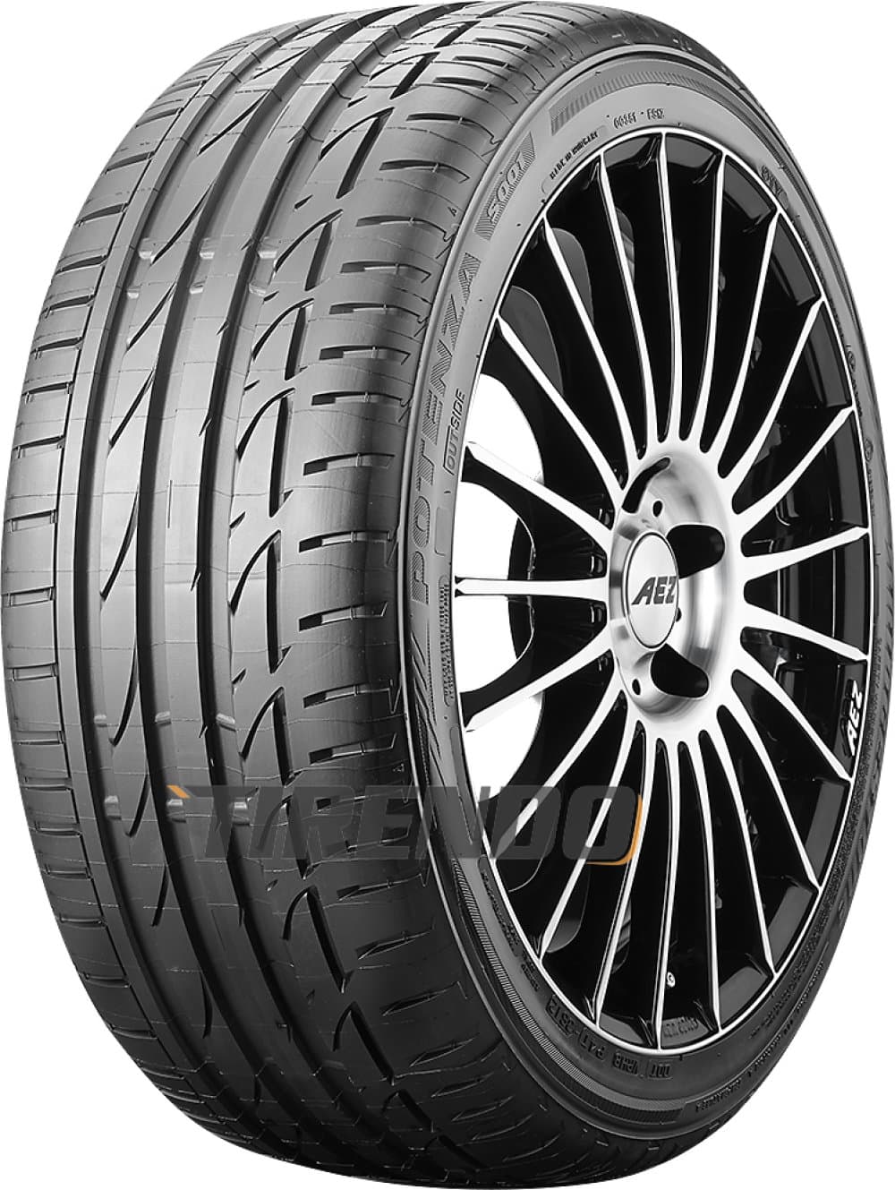 Bridgestone Potenza S001 ( 245/40 ZR20 (95Y) A4A, EVc, med felgbeskyttelse (MFS) )