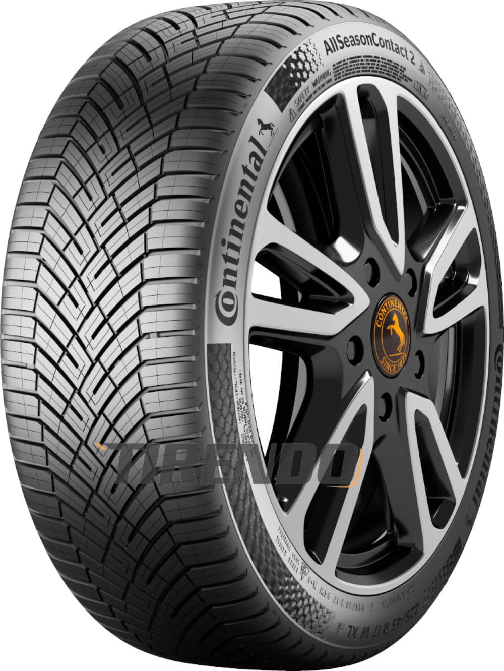 Continental AllSeasonContact 2 ( 255/40 R20 101T XL Conti Seal, EVc, med felgkant )