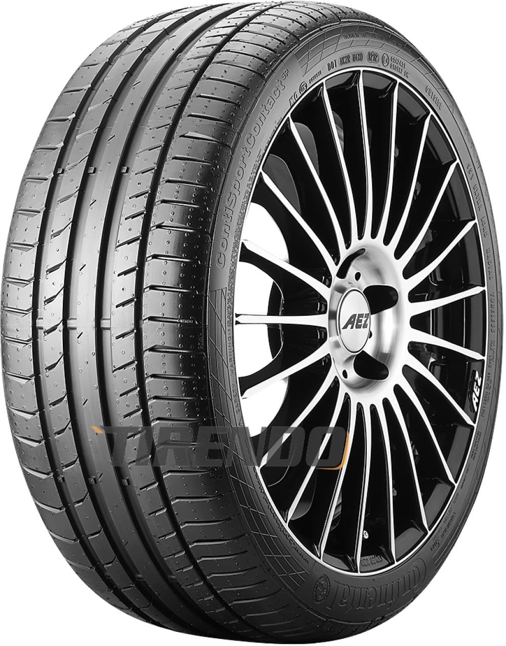 Continental ContiSportContact 5 P ( 245/40 R20 99Y XL MO, med felgkant )