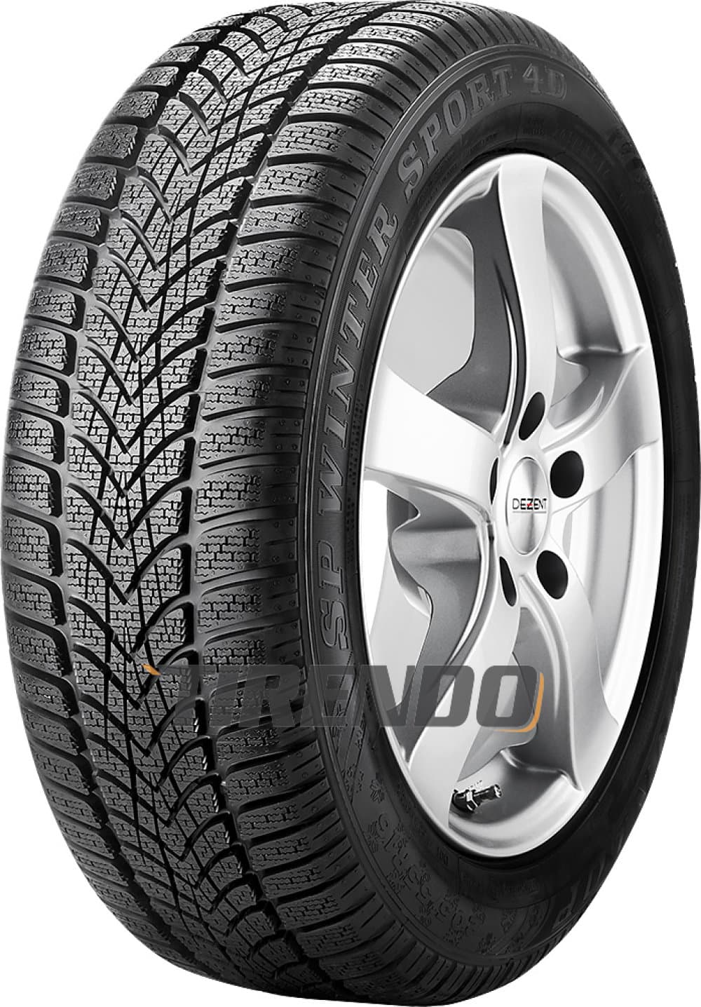 Dunlop SP Winter Sport 4D ( 235/55 R19 101V, N0, med felgbeskyttelse (MFS) BLK )