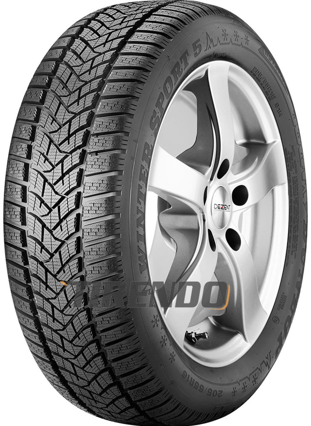 Dunlop Winter Sport 5 ( 245/40 R19 98V XL, med felgbeskyttelse (MFS) BLK )