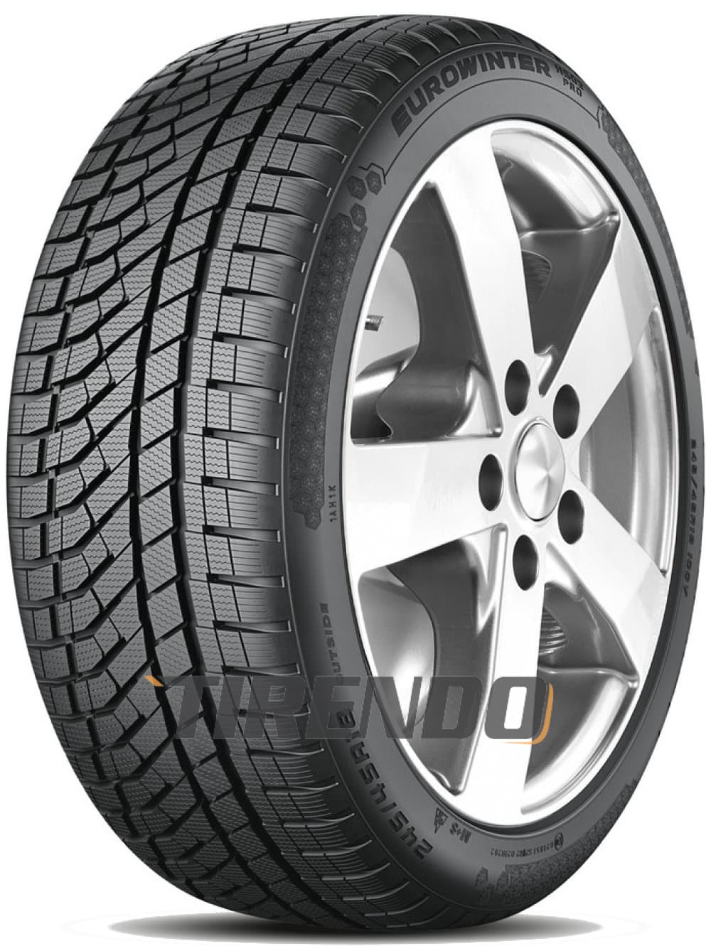Falken EUROWINTER HS02PRO ( 245/35 R21 96W XL, VCs, med felgbeskyttelse (MFS) NBLK )