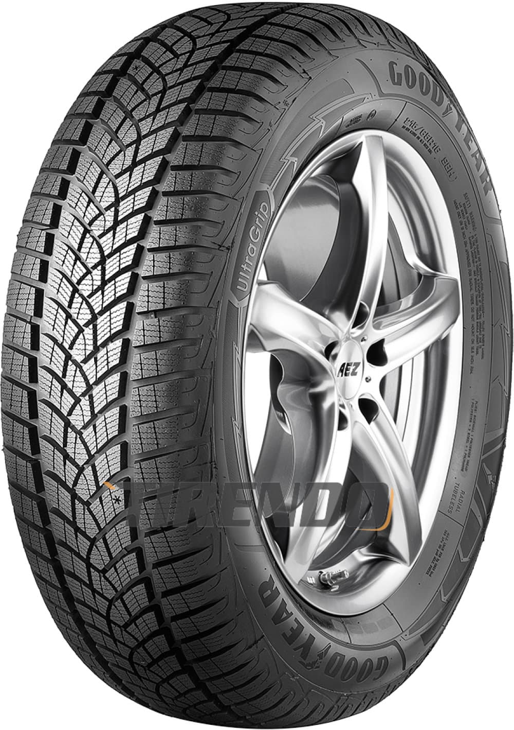 Goodyear UltraGrip Performance + ( 215/40 R17 87V XL EVR, med felgbeskyttelse (MFS) )
