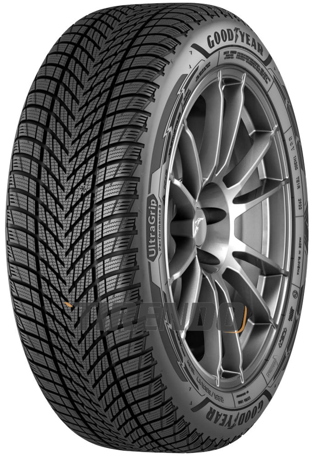 Goodyear UltraGrip Performance 3 ( 235/45 R17 97V XL EVR, med felgbeskyttelse (MFS) )