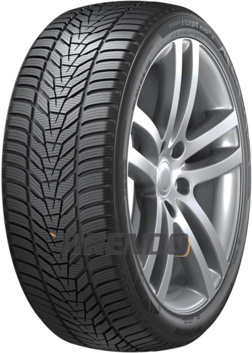 Hankook Winter i*cept evo3 X W330A ( 235/50 R20 104W XL 4PR, med felgbeskyttelse (MFS) SBL )