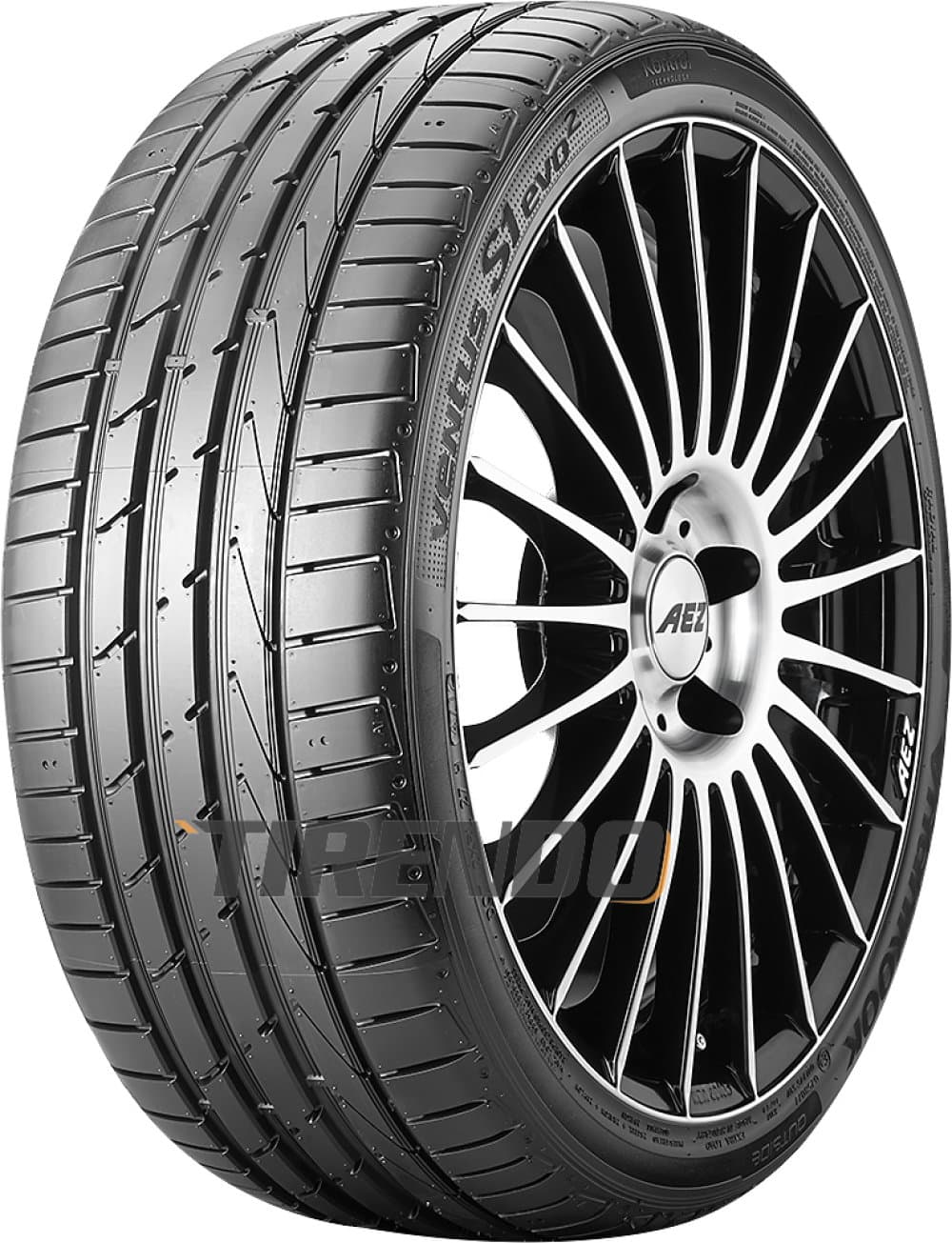 Hankook Ventus S1 Evo 2 K117 ( 245/35 ZR19 93Y XL 4PR med felgbeskyttelse (MFS) SBL )