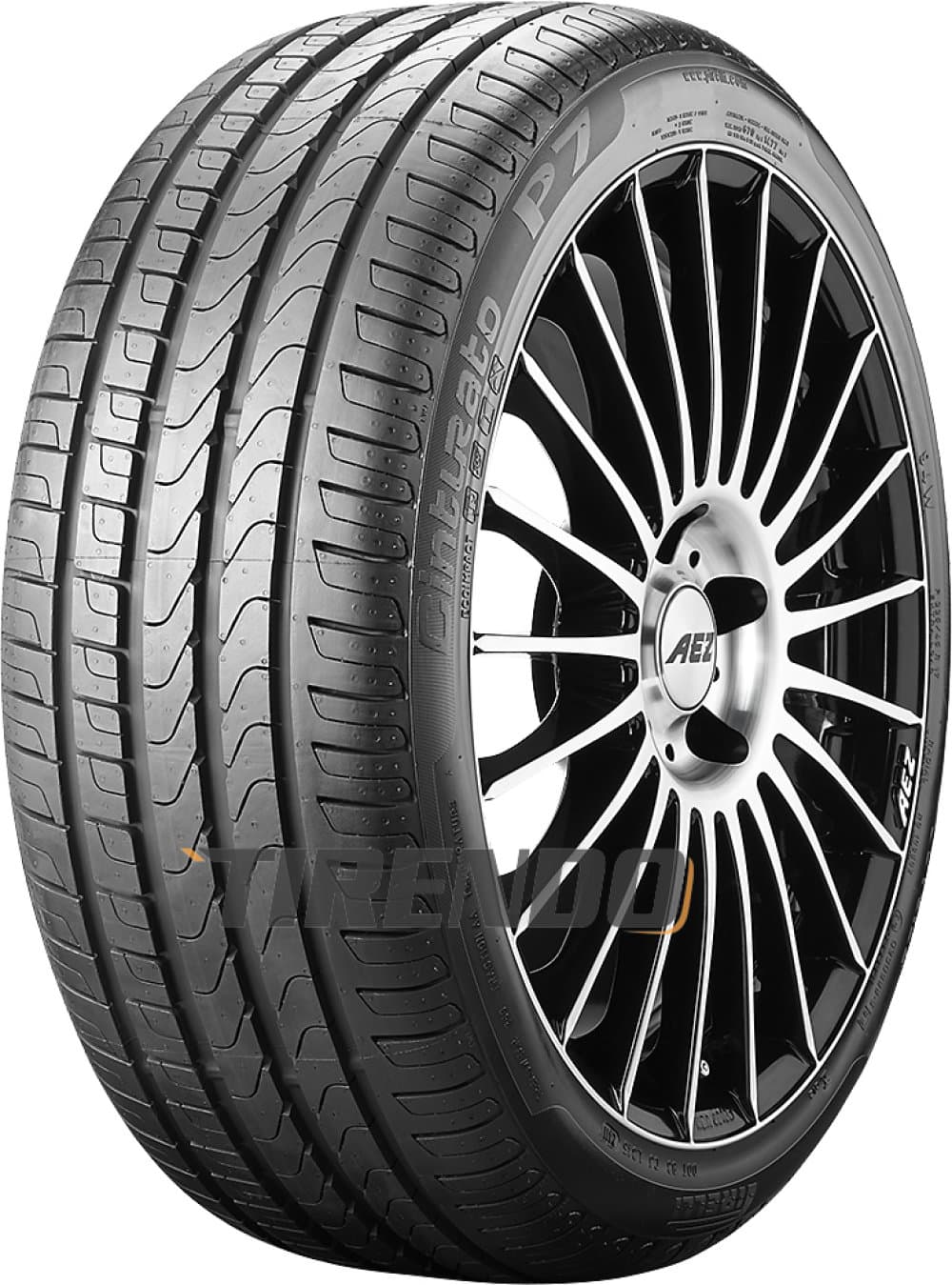 Pirelli Cinturato P7 Run Flat ( 255/40 R18 95Y *, med felgbeskyttelse (MFS), runflat )