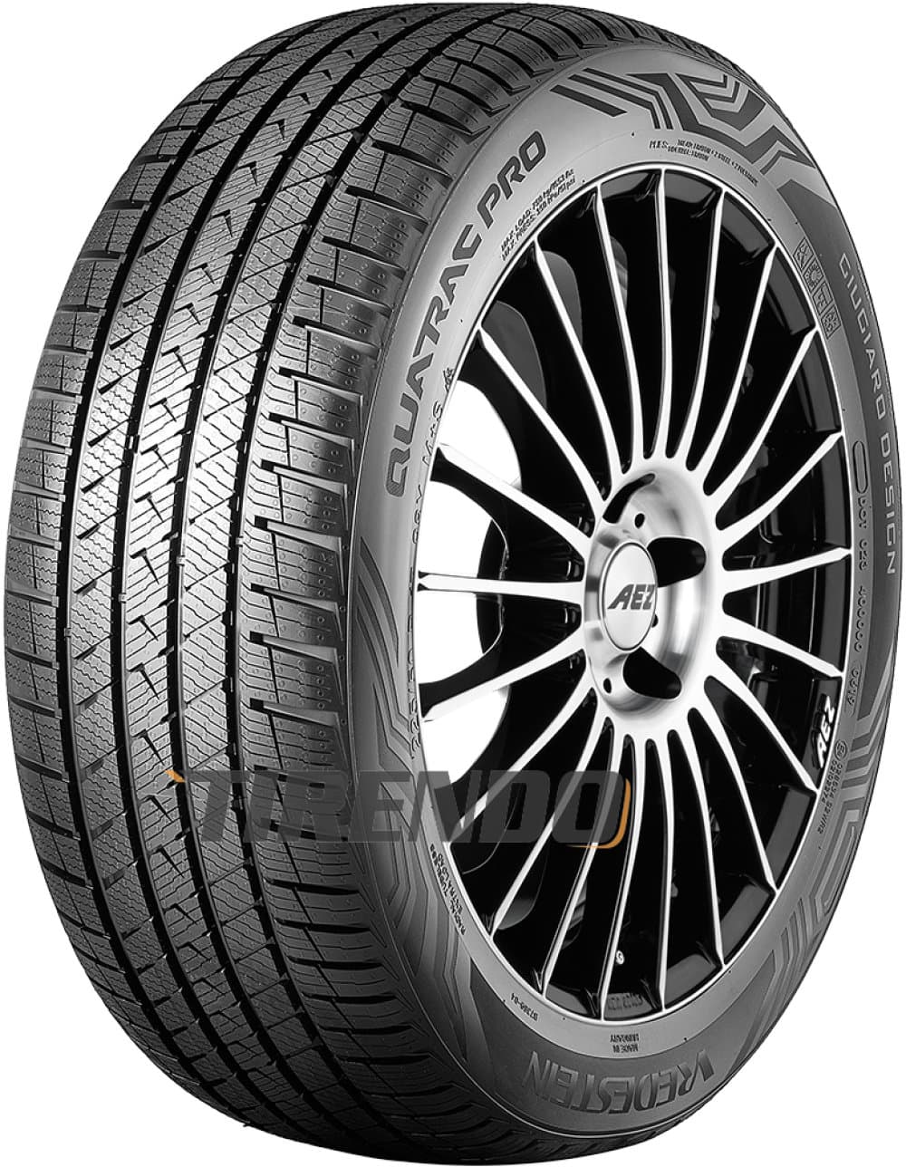 Vredestein Quatrac Pro ( 255/45 R20 105H XL *, EVc, med felgbeskyttelseslist (FSL) )
