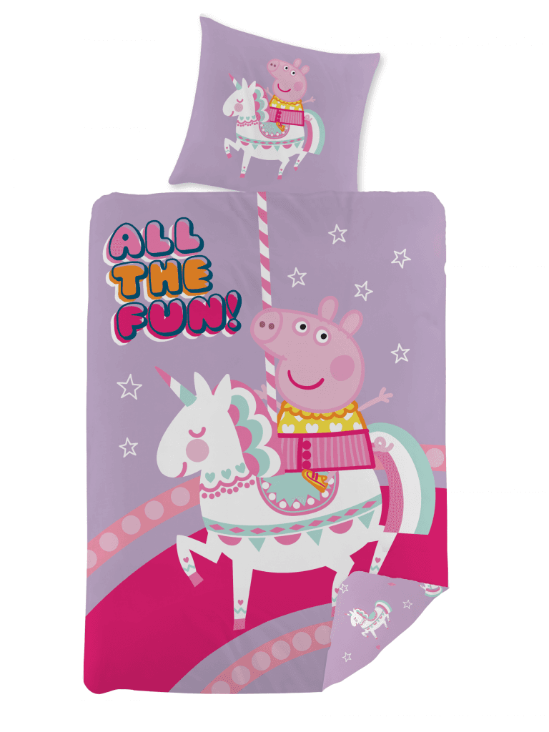 Peppa Gris Sengetøy Sengesett Dynetrekk 150x210 CM