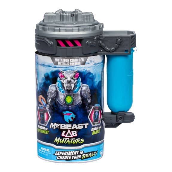 MrBeast Lab Mutant Actionfigur - Metallic Panther