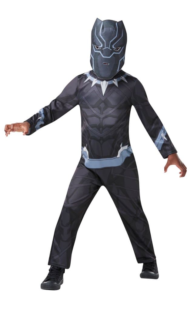 Black Panther Maskeraddrakt (2/3 Y - 92/98 CM)