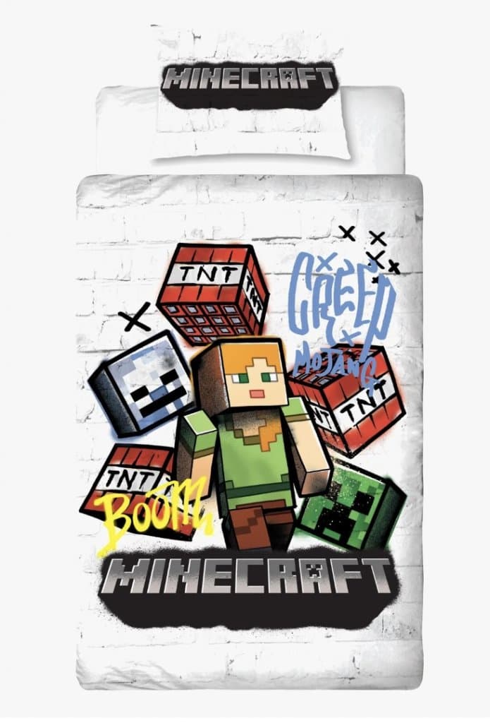 Minecraft sengetøy 150x210