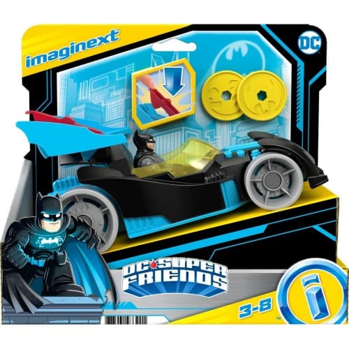 Fisher-Price - Imaginext Dc Super Friends Bat-Tech Racing Batmobile / fra assortert utvalg