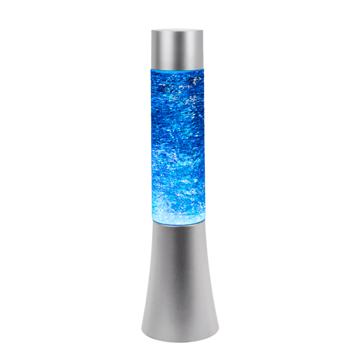 Glitter Lava-lampe med fargeskiftende LED-lys