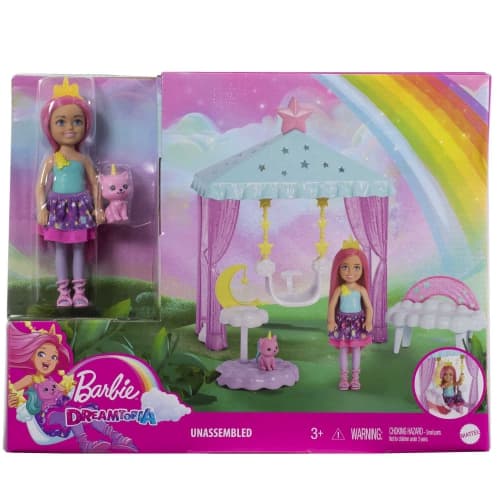 Mattel - Barbie Dreamtopia Chelsea dukke Nurturing Fantasy lekesett