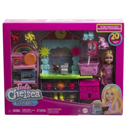 Mattel - Barbie Chelsea Can Be Toy Store lekesett With Small Blonde dukke