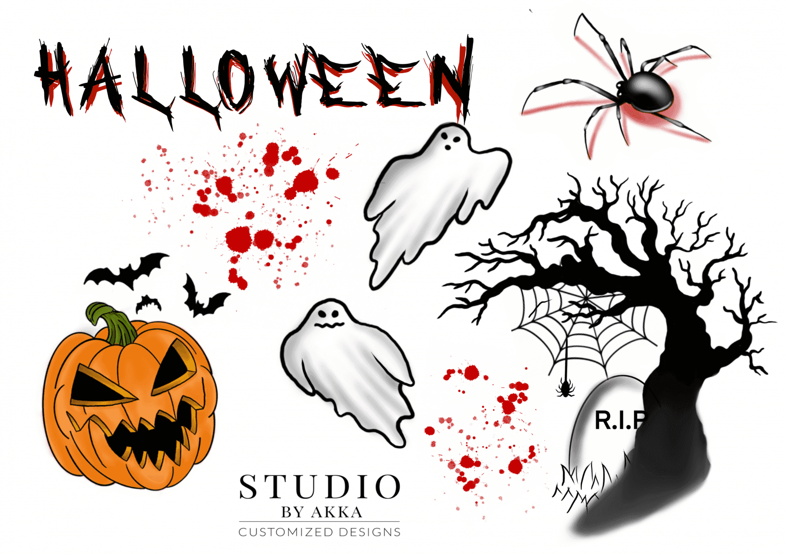 Halloween "Ghost" Studio by Akka