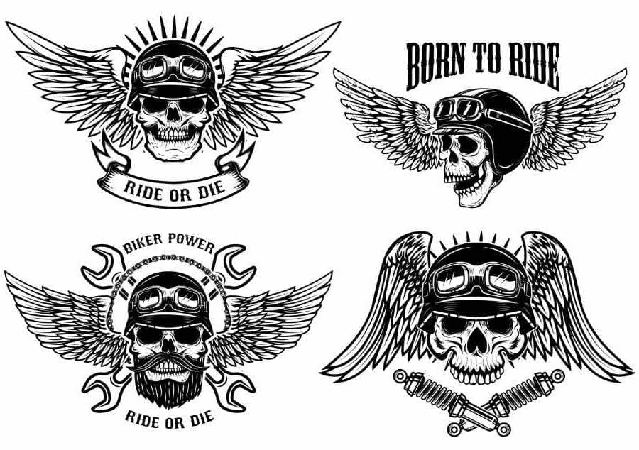 Born To Ride MC tattoos