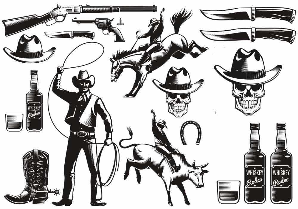 Cowboy Rodeo Tattoos