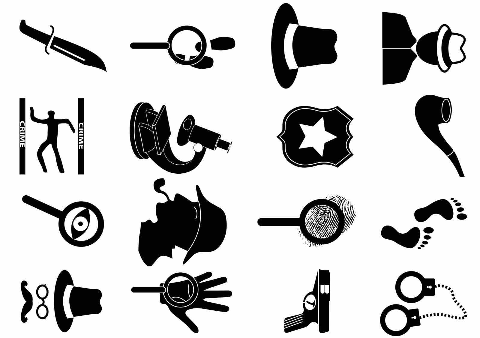 Detective icons