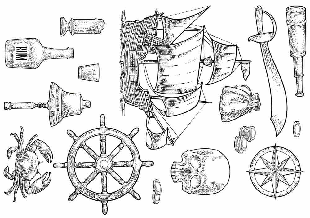 Sea and navy tattoos